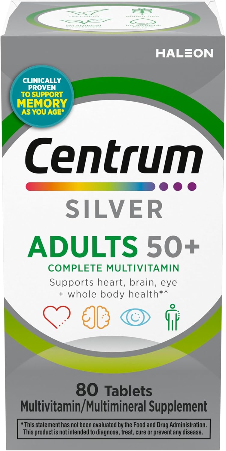 Centrum Silver Multivitamin for Adults 50+ - 80 Tablets - görsel 1