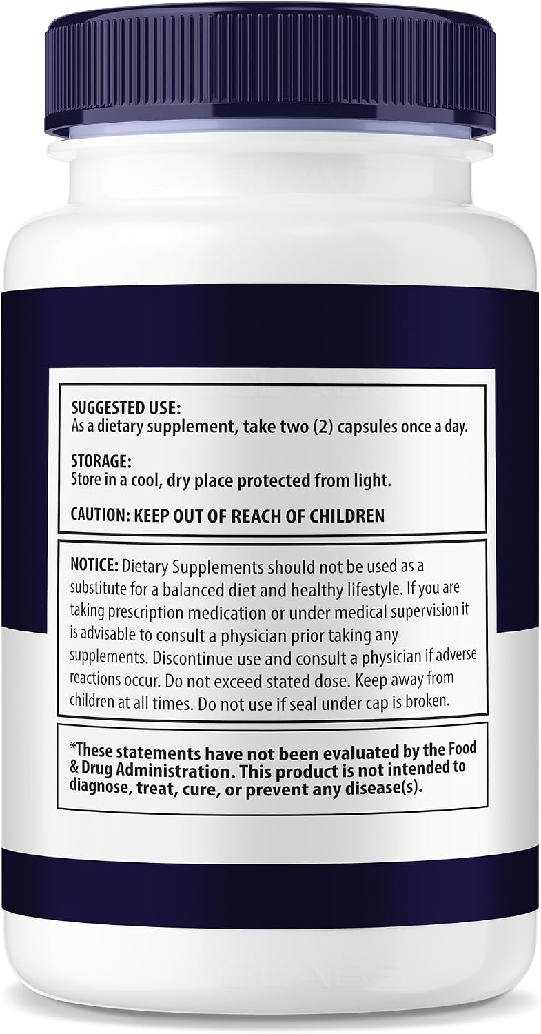 rize labs Neuro Tonix Capsules for Memory and Focus, Advanced Formula Boosts Concentration and Clears Brain Fog - Pack of Five (300 Capsules) - görsel 2