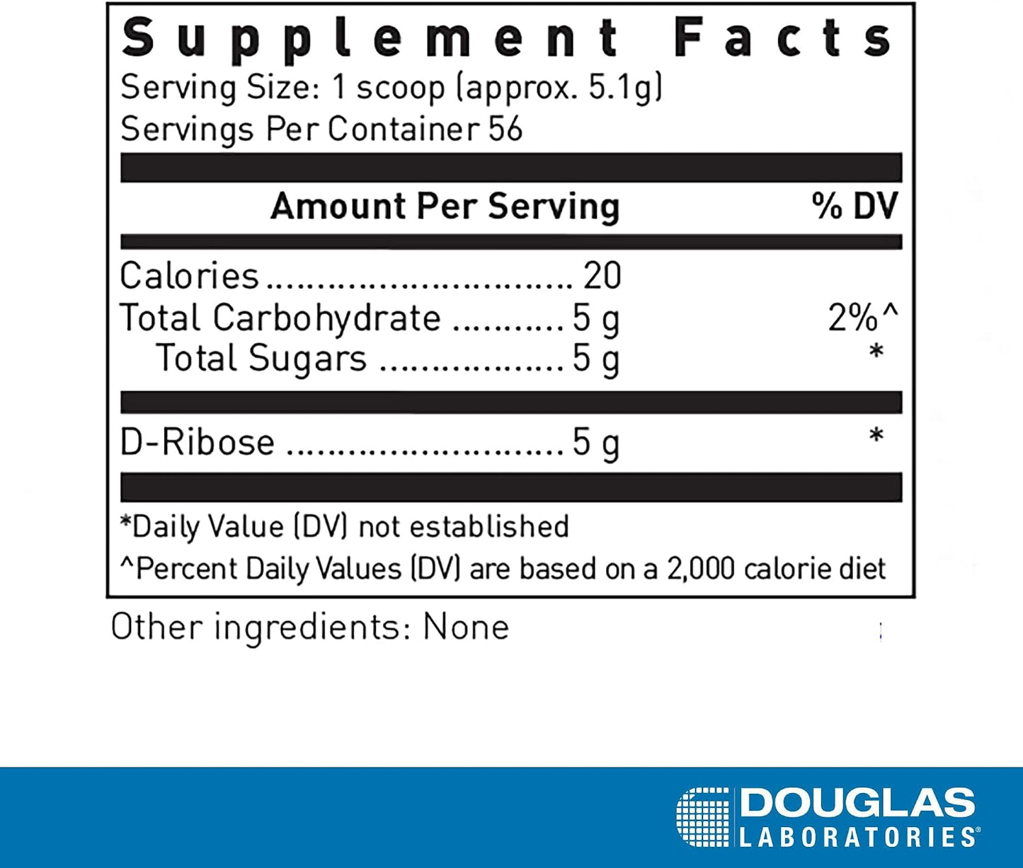 Douglas Laboratories Corvalen – Pure D-Ribose Powder (288.6 g) - görsel 2