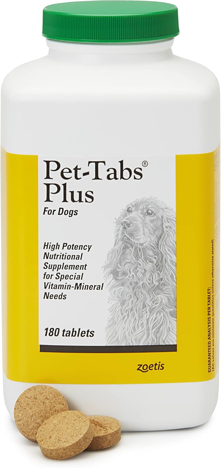 Pet-Tabs Plus Dog Multivitamin - 180 Chewable Tablets - görsel 1