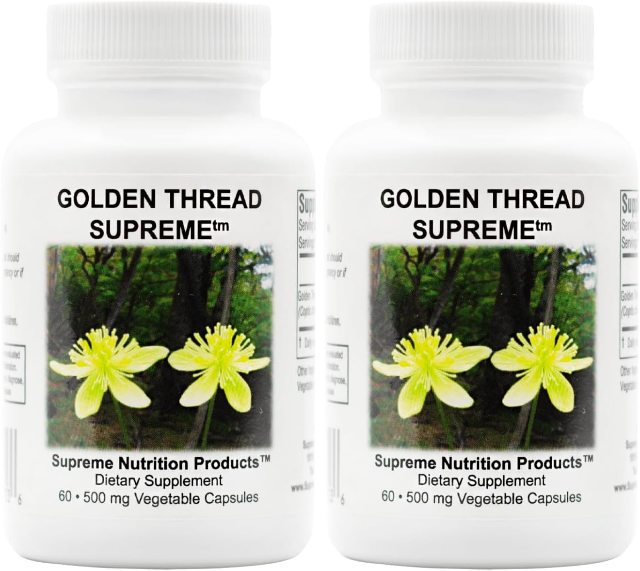 Supreme Nutrition Golden Thread Supreme - Pure Coptis Chinensis, 60 Vegan Capsules - görsel 2