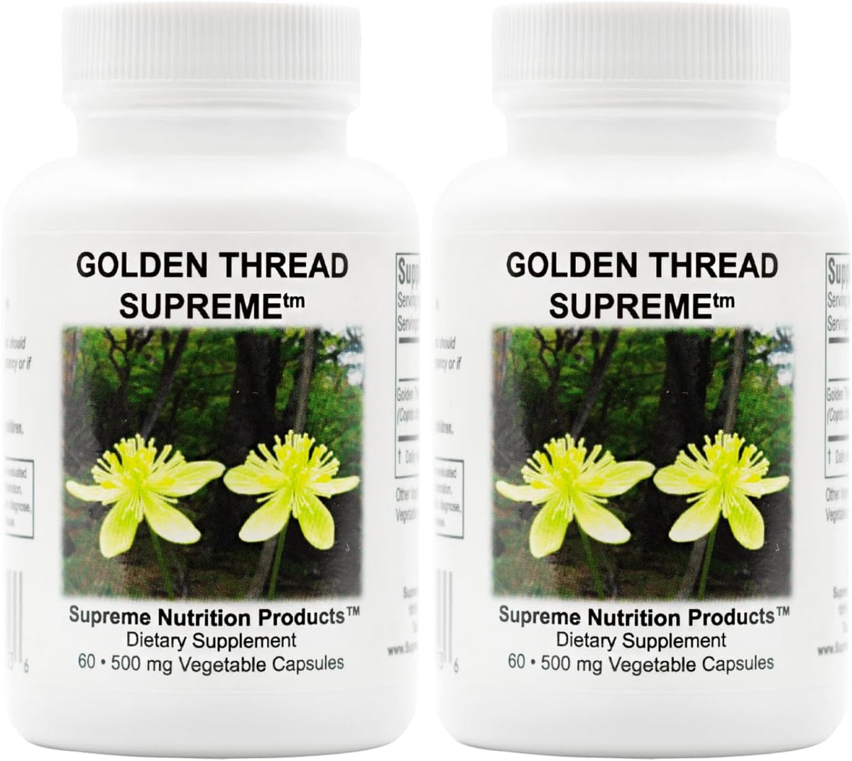 Supreme Nutrition Golden Thread Supreme - Pure Coptis Chinensis, 60 Vegan Capsules - görsel 2