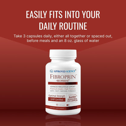 Approved Science Fibroprin – Nerve and Muscle Ache Support – 90 Capsules