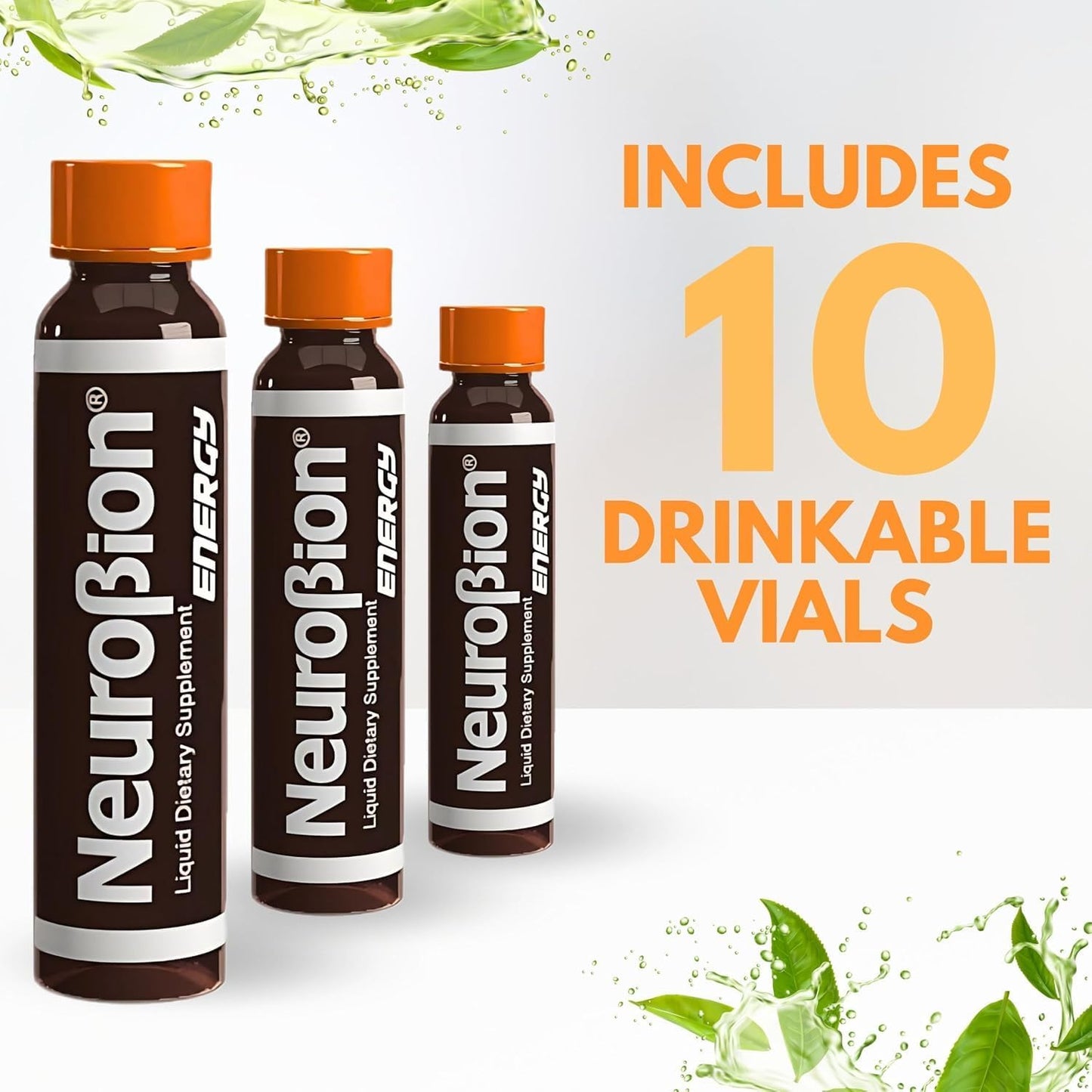 Neurobion Energy Liquid Food Supplement Multivitamins + Energy Blend, 10 vials x 250 ml - görsel 5