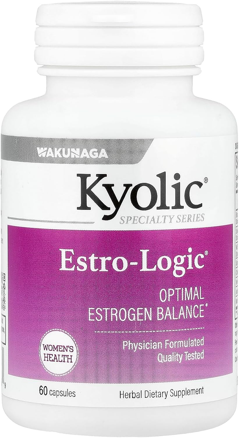 Estro Logic by Kyolic - Menopausal Support with Black Cohosh & Soy Isoflavones - 60 Capsules - görsel 1