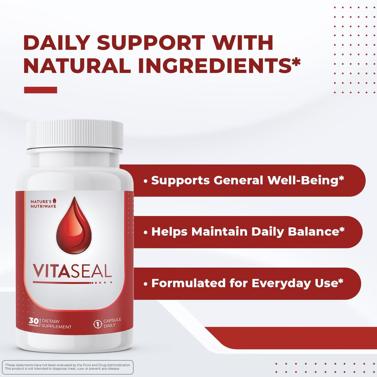Vitaseal – Botanicals, Vitamins C, E and Minerals – 30 Capsules, 3-Month Supply - görsel 2