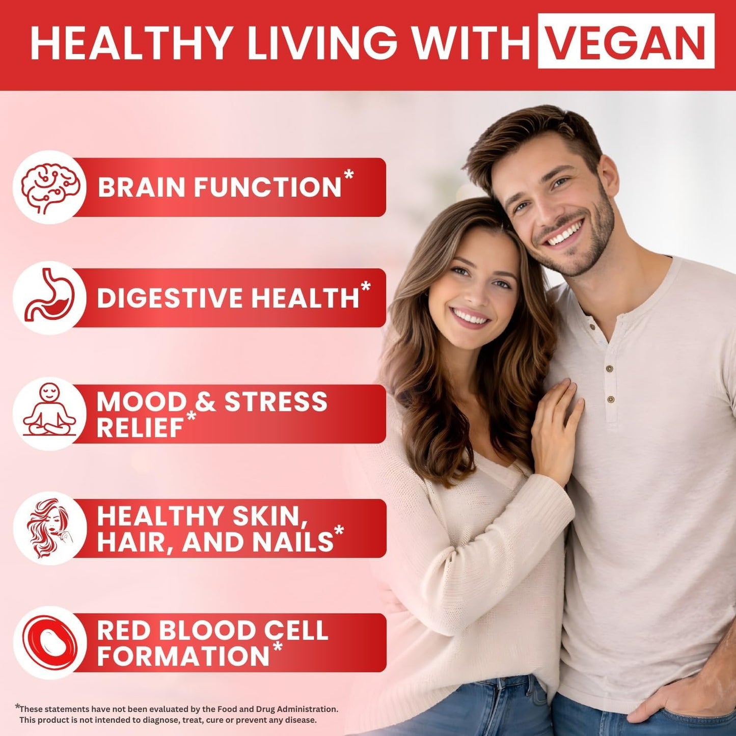 Vegan Vitamin B12 with B Complex 20 mg - Extra Strength for Men and Women - Raspberry Liquid Drops | Made in USA, B1, B2, B3, B5, B6, Biotin, Folic Acid & B12 Methylcobalamin | 4 Months Supply - görsel 5