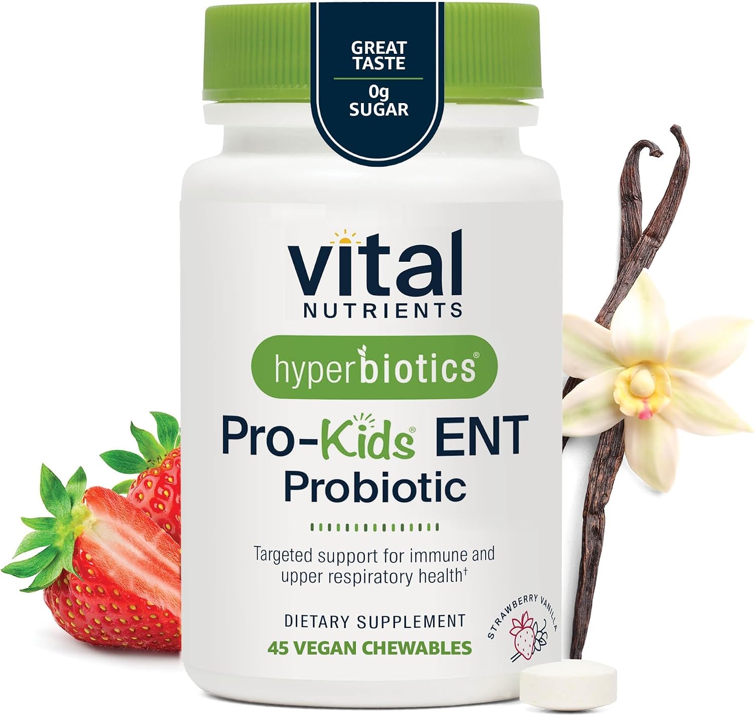 Hyperbiotics Pro Kids Probiotic | Sugar-Free Orange | 60 Chewable Tablets - görsel 10