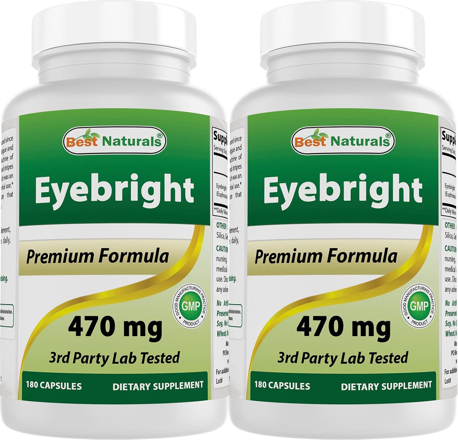 Best Naturals Eyebright 470 mg – 180 Capsules (Pack of 3) - görsel 9