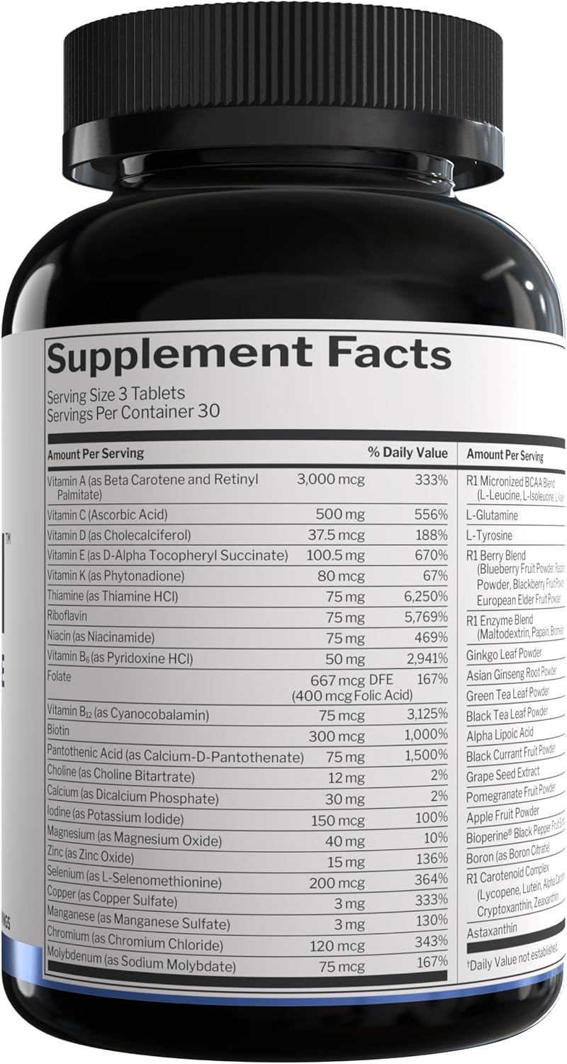 Rule 1 Proteins Men's Daily Multi, 90 Tablets, 30 Day Supply - görsel 2
