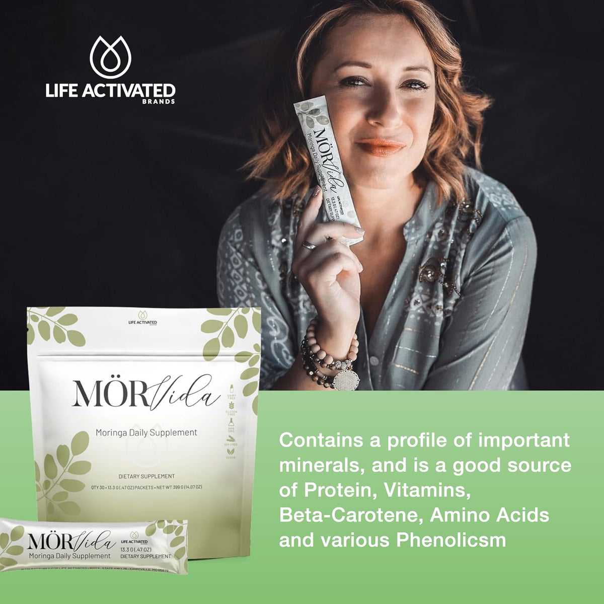 Mörvida Daily Supplement - Moringa Oleifera from The Himalayas - 30 Sachets - görsel 6