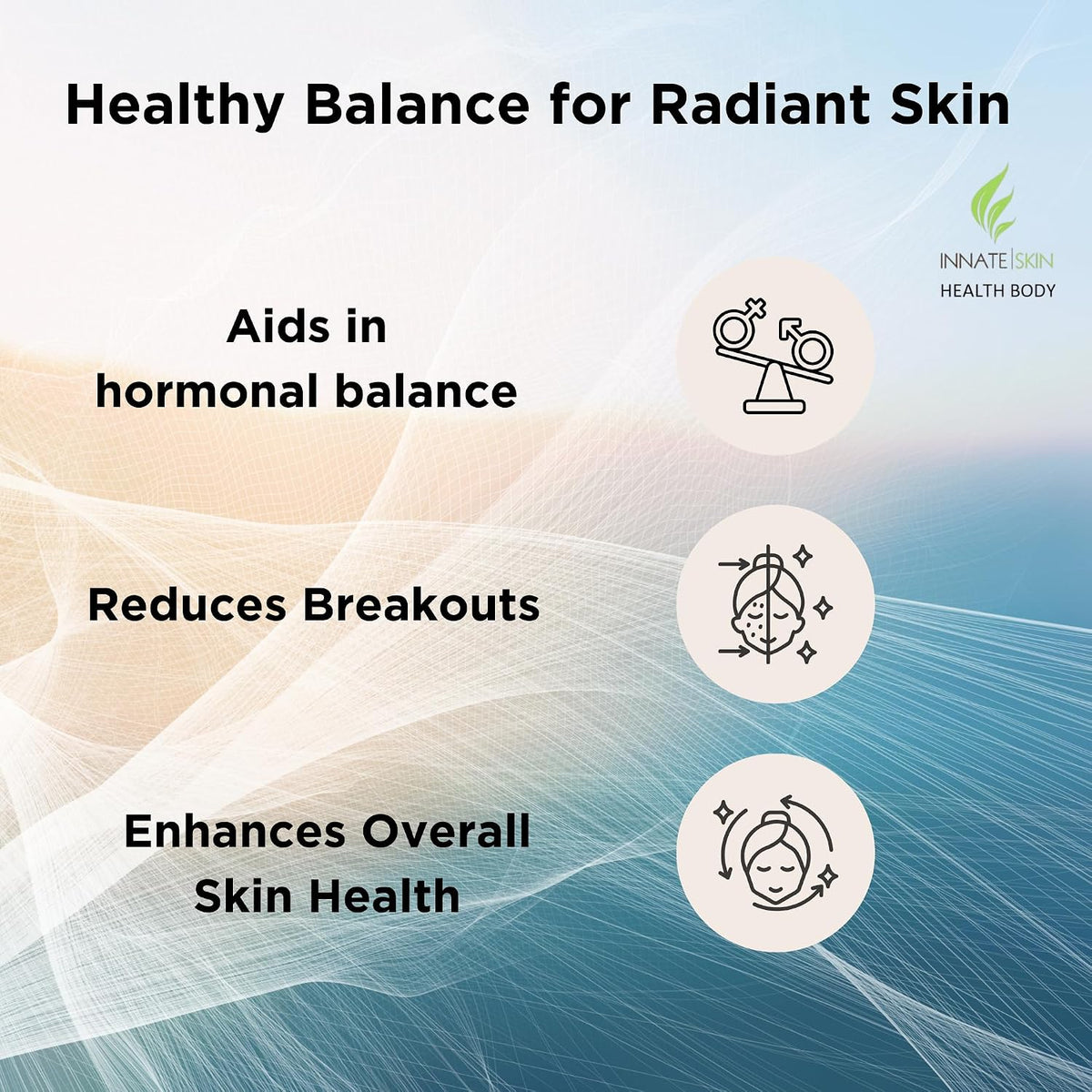 Clear Skin Acne Vitamins Capsules | Complexion Supplements with Pantothenic Acid B5, Zinc Picolinate, Vitex Chasteberry | 60 Count - görsel 3