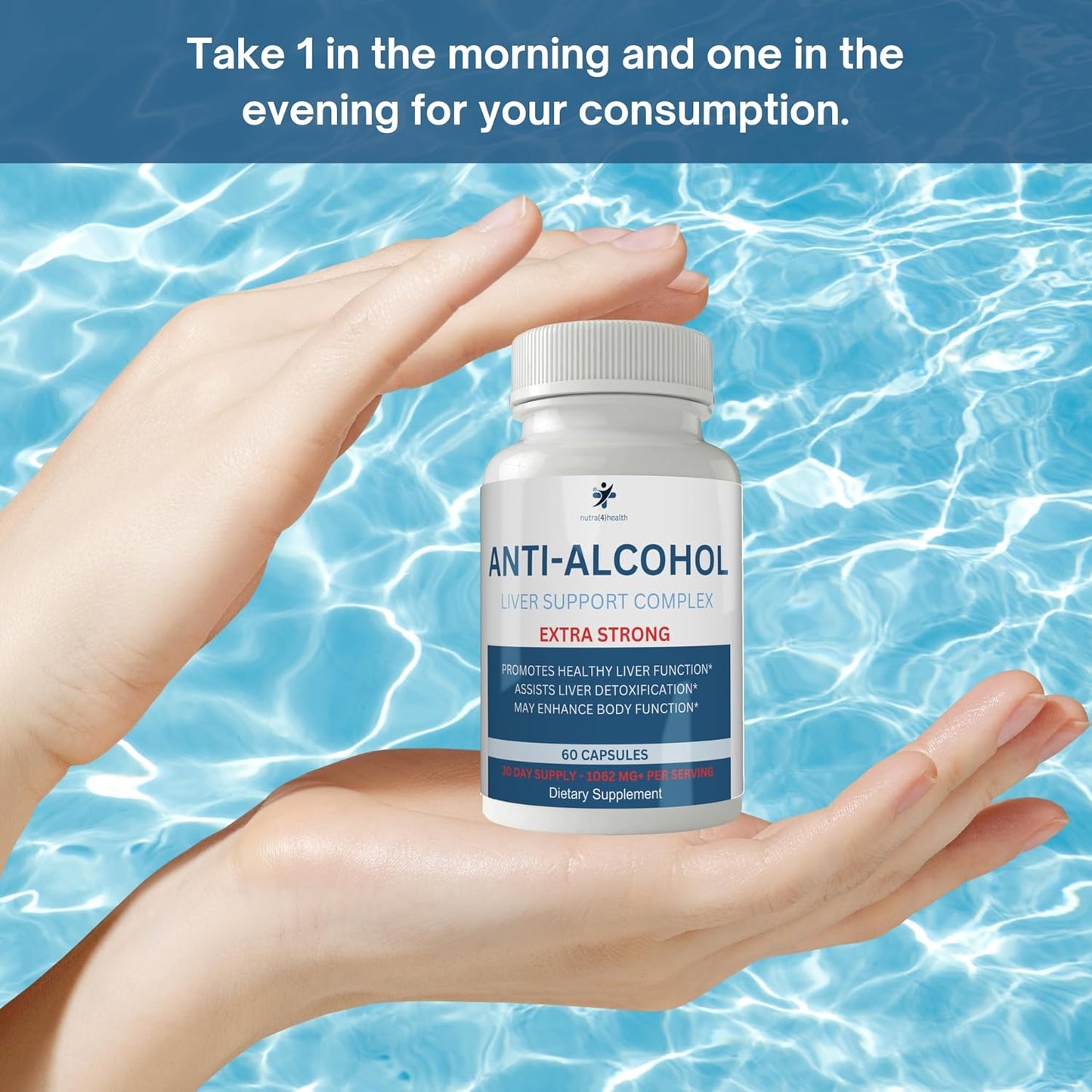 nutra4health Anti Alcohol Craving Supplement – 60 Capsules - görsel 8