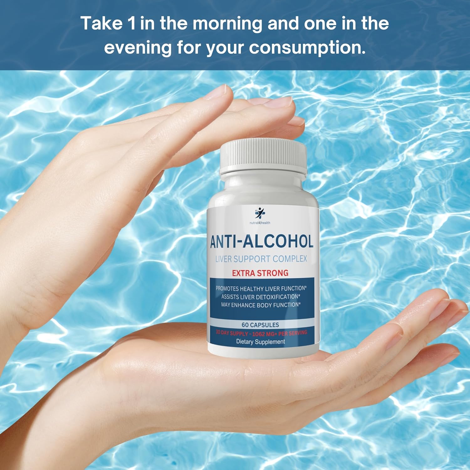 nutra4health Anti Alcohol Craving Supplement – 60 Capsules - görsel 8