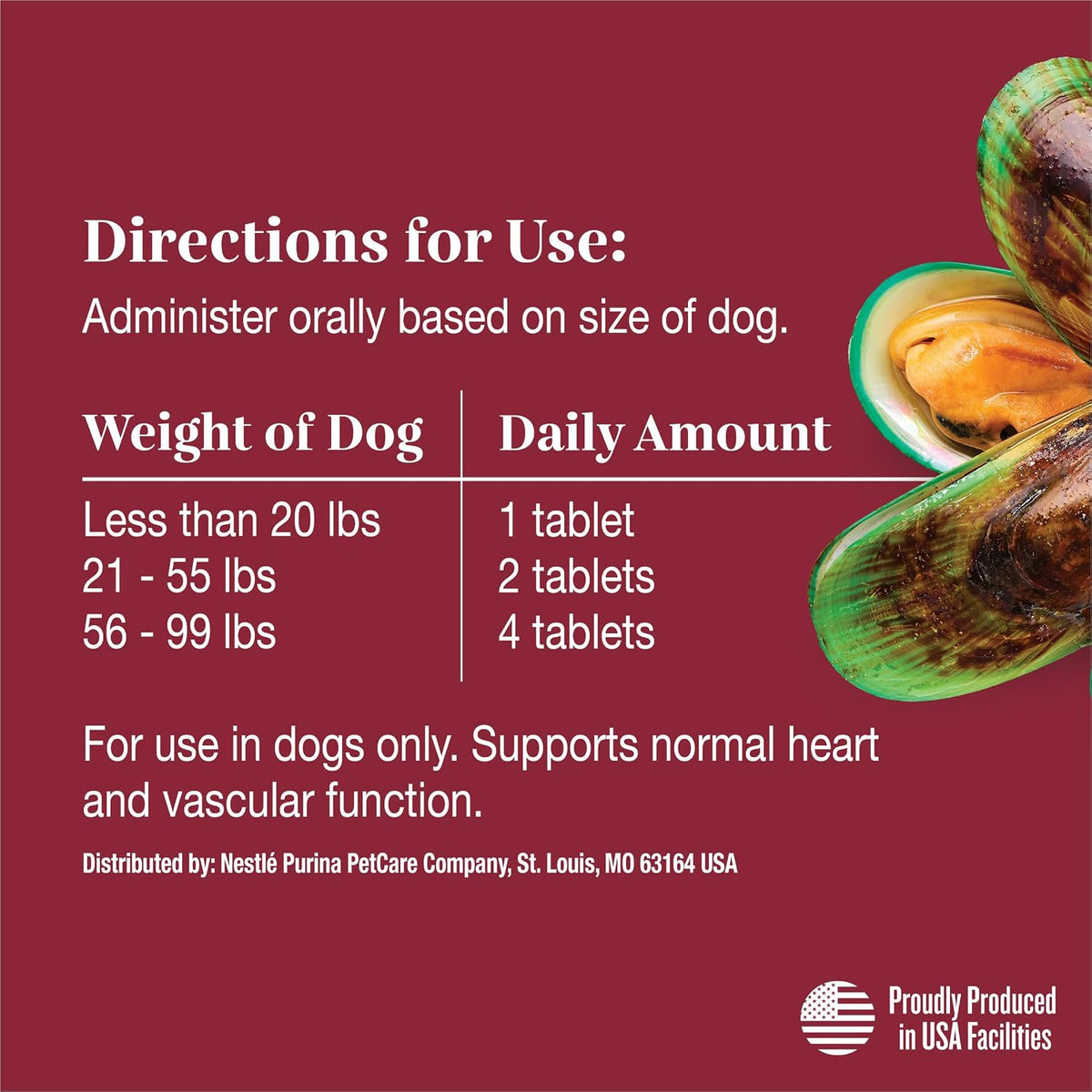EverRoot Dog Heart Health Chewable Tablets with Taurine and Green-Lipped Mussels - görsel 9