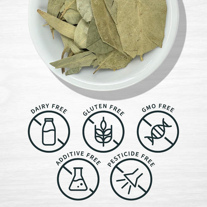 Evergreen Herbs Eucalyptus Leaves Herb - 113 g (Resealable Stand-Up Pouch)