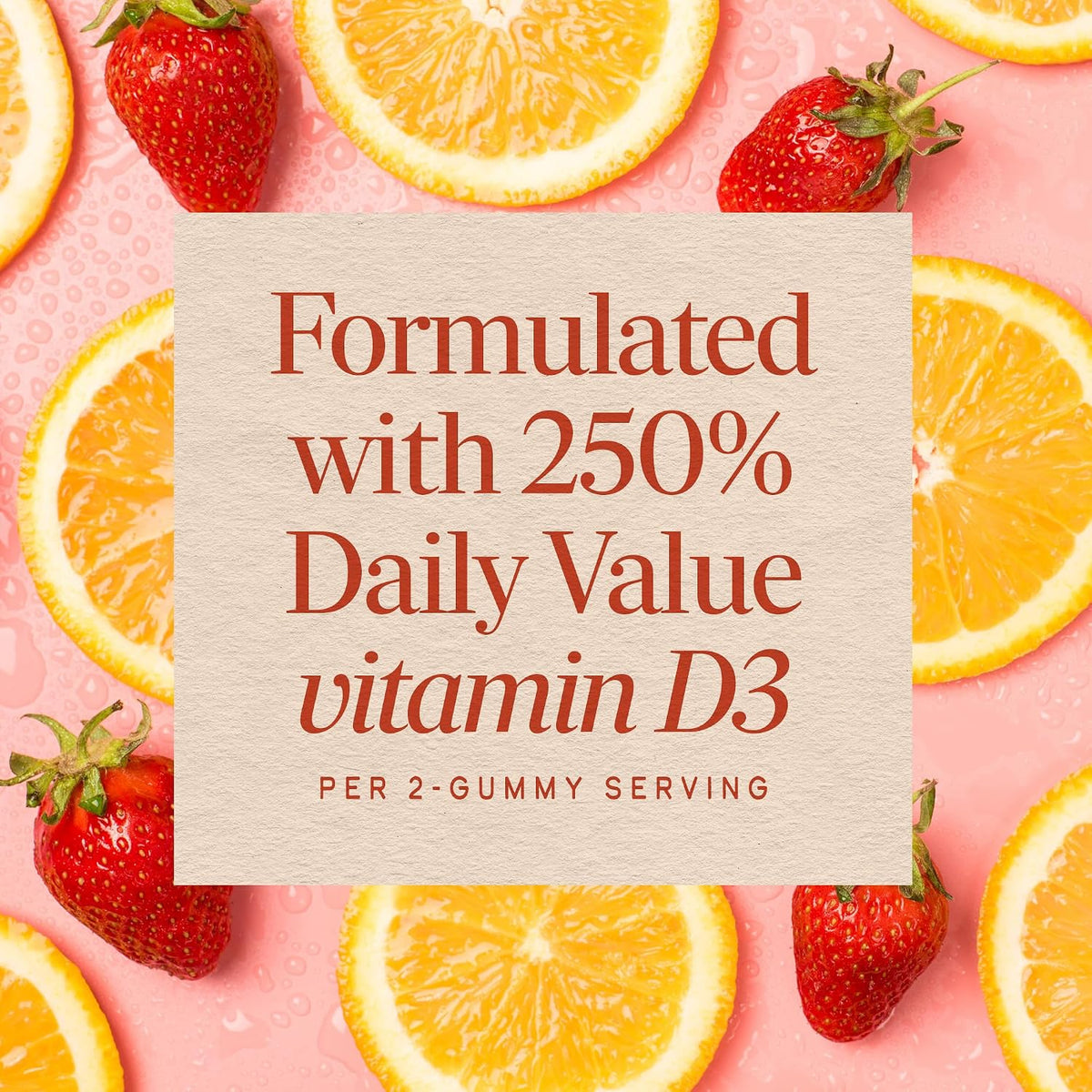 Nature's Way Vitamin D3 Gummies, Supports Normal Immune Function and Maintenance of Normal Bones*, 2000 IU (50 µg) per 2-Gummy Serving, Mixed Fruit Flavour, Gluten-free, Plant-Based Pectin, Vegetarian, 120 Count - görsel 4
