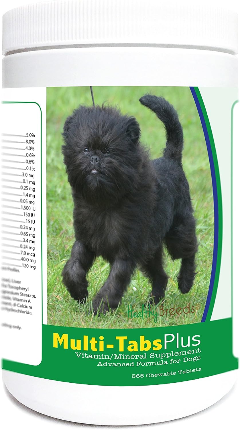 Healthy Breeds Affenpinscher Multi-Tabs Plus Chewable Tablets - 365 Count - görsel 1