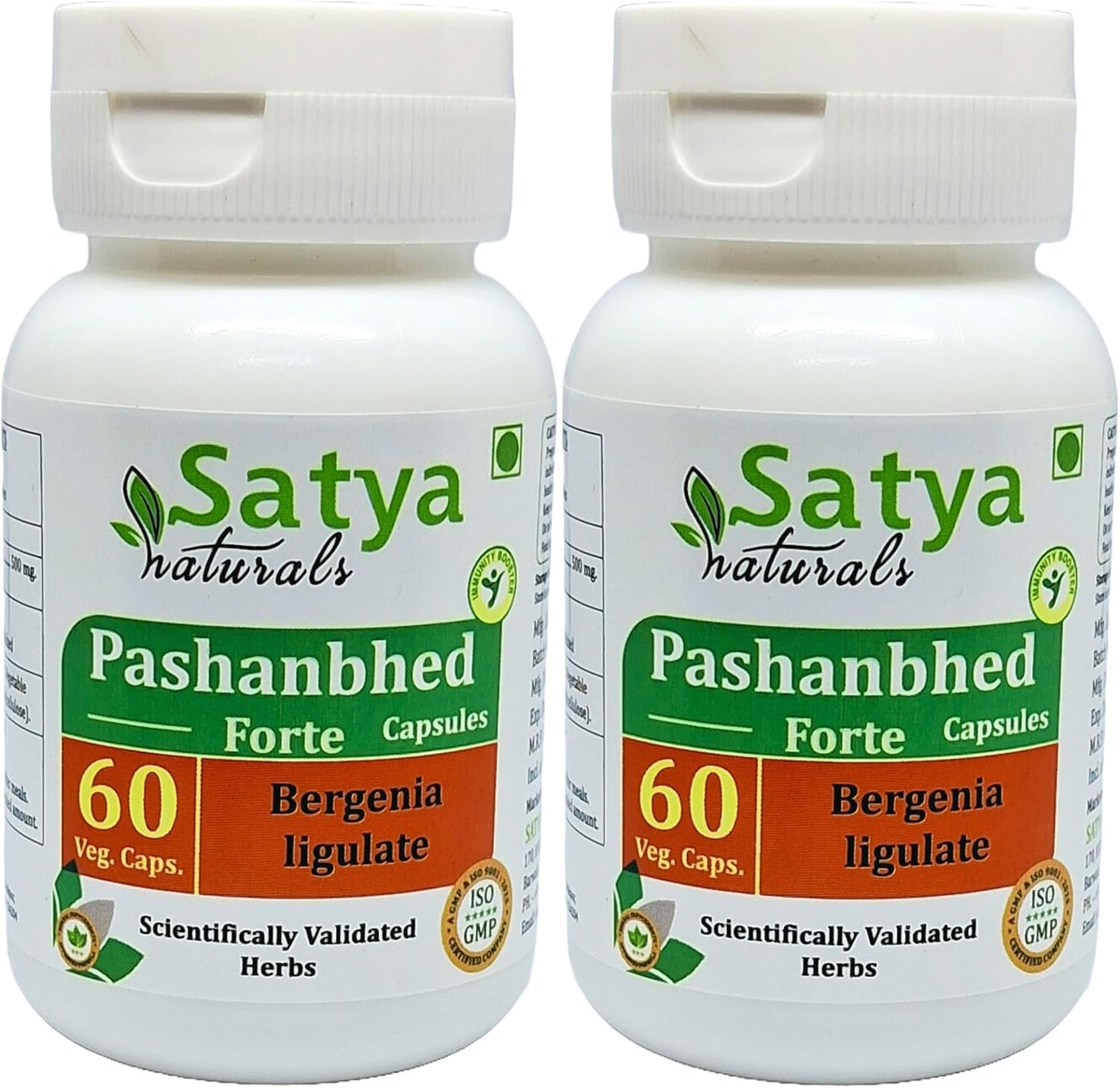 Satya Naturals Pashanbhed Forte 500 mg - 60 Vegetarian Capsules - görsel 6