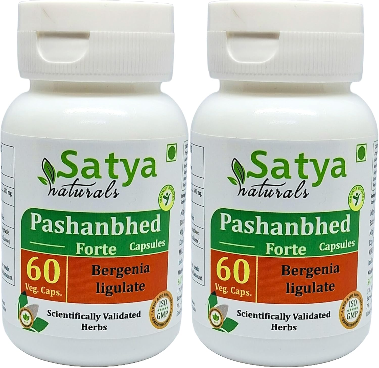 Satya Naturals Pashanbhed Forte 500 mg - 60 Vegetarian Capsules - görsel 6