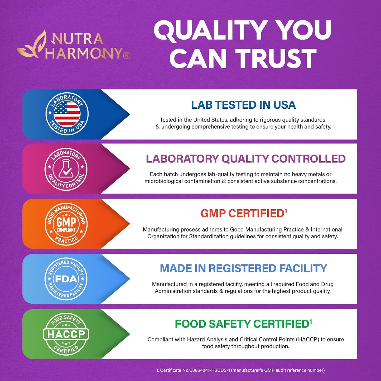NUTRAHARMONY Biotin Gummies with Collagen - Hair, Skin and Nail Support - 10000mcg, Sugar-Free, Mixed Berry, 60 Gummies - görsel 9