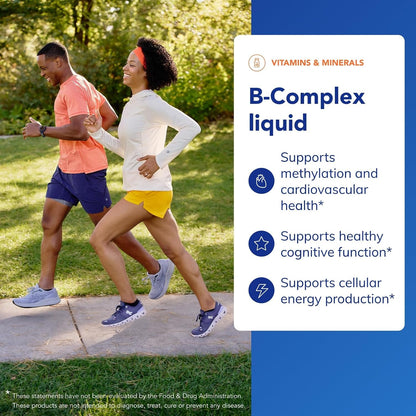 Pure Encapsulations B-Complex Liquid – Liquid Vitamin B Complex for Energy and Nervous System Support – Gluten-free & Vegetarian – 140 ml