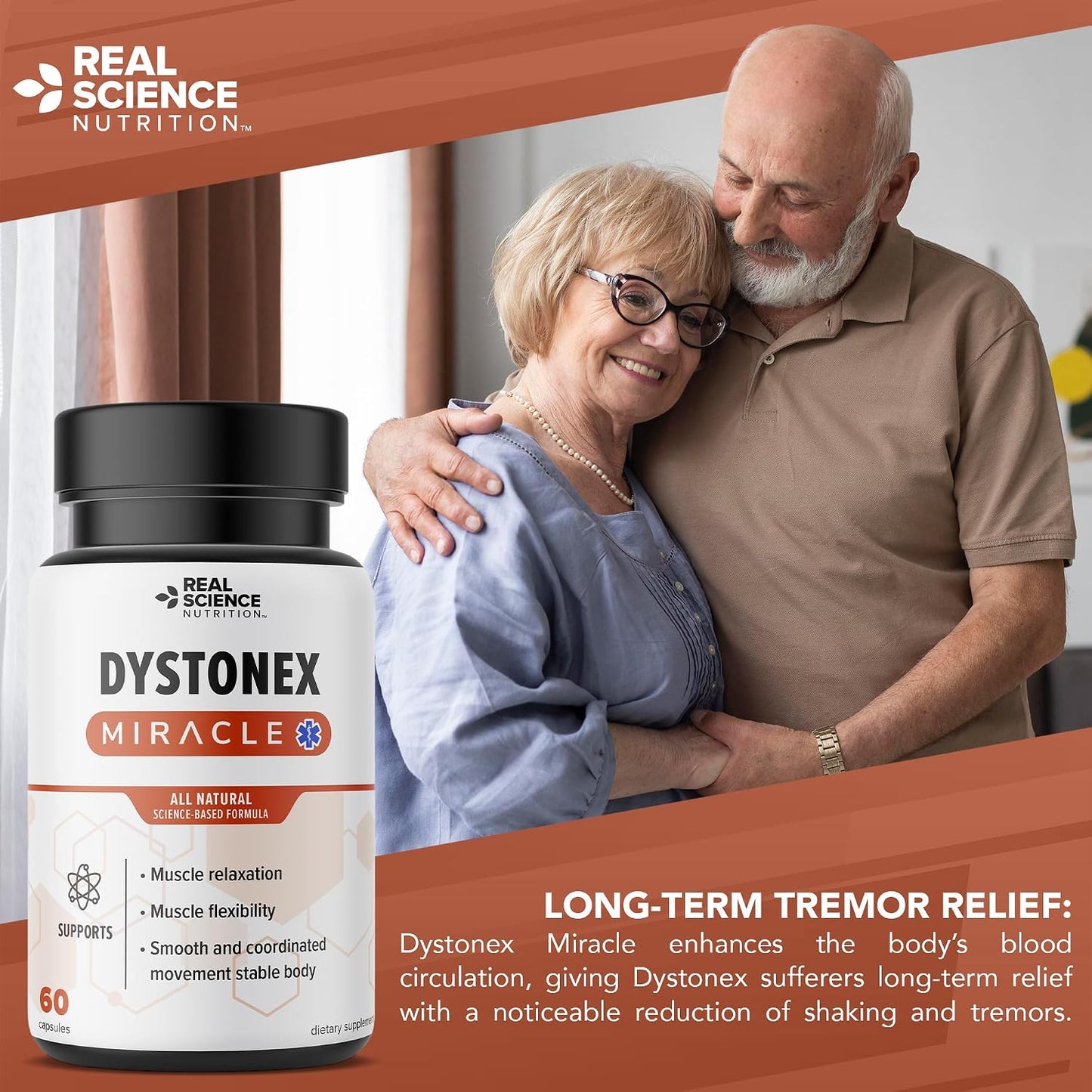 Real Science Dystonex – Dystonia Support Supplement with Vinitrox & GABA, 60 Capsules - görsel 7