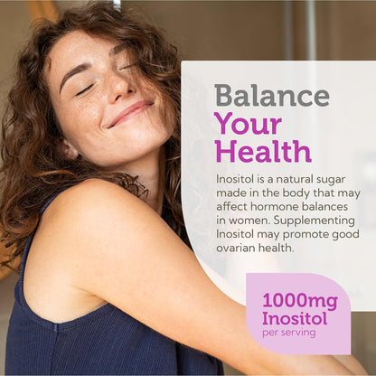 Zahler Inositol Supplement Capsules 1000mg - Mood & Nervous System Support Supplements for Women - Hormone Health & Ovarian Support - Kosher, Gluten-free, Dairy-free - 120 Count
