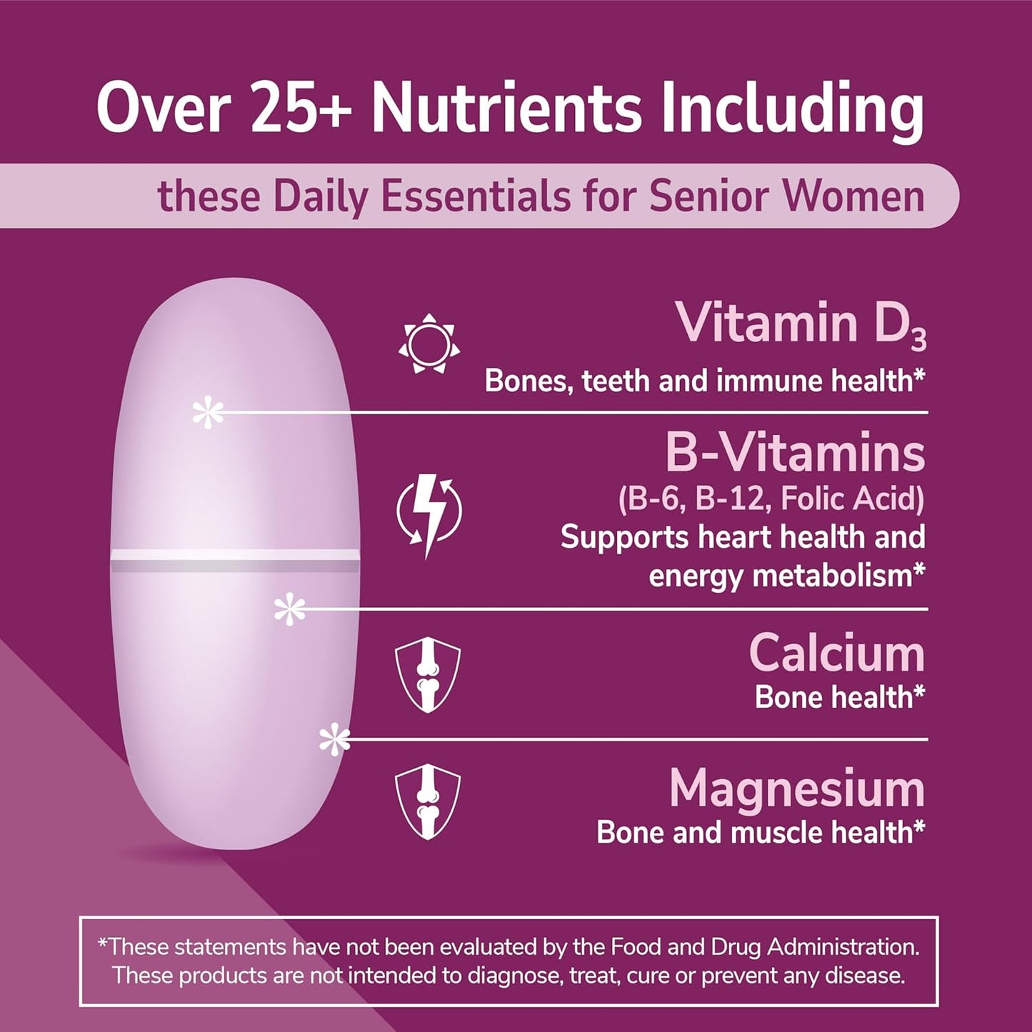 21st Century Sentry Senior Women 50 Plus Tablets, 100 Tablets - görsel 3