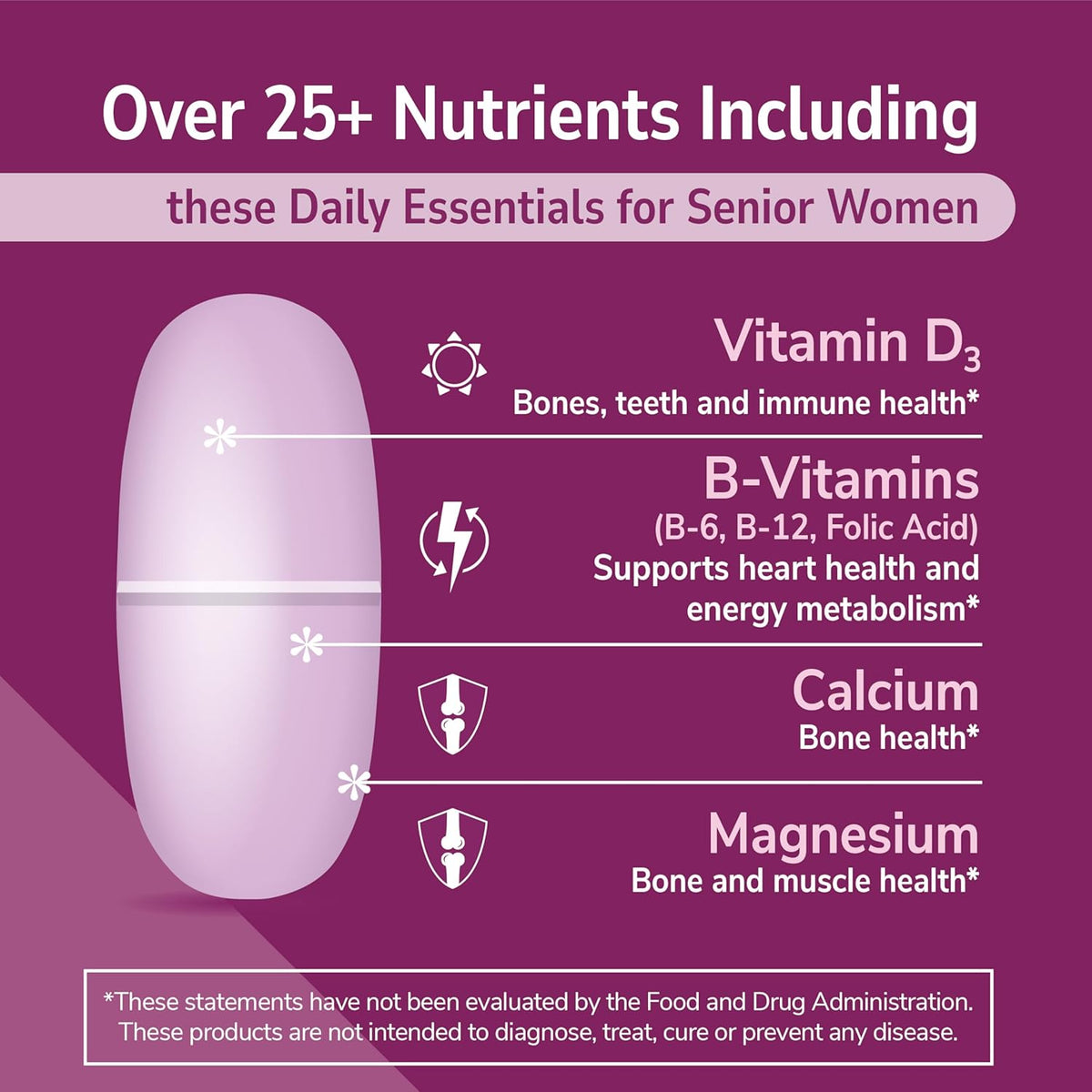21st Century Sentry Senior Women 50 Plus Tablets, 100 Tablets - görsel 3