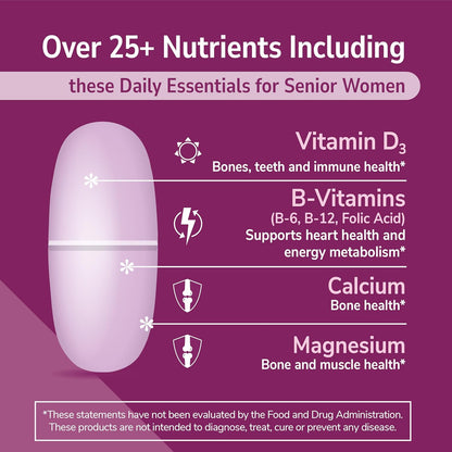 21st Century Sentry Senior Women 50 Plus Tablets, 100 Tablets