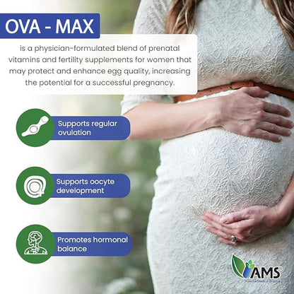 OVA-Max Prenatal Vitamins for Women – 120 Capsules