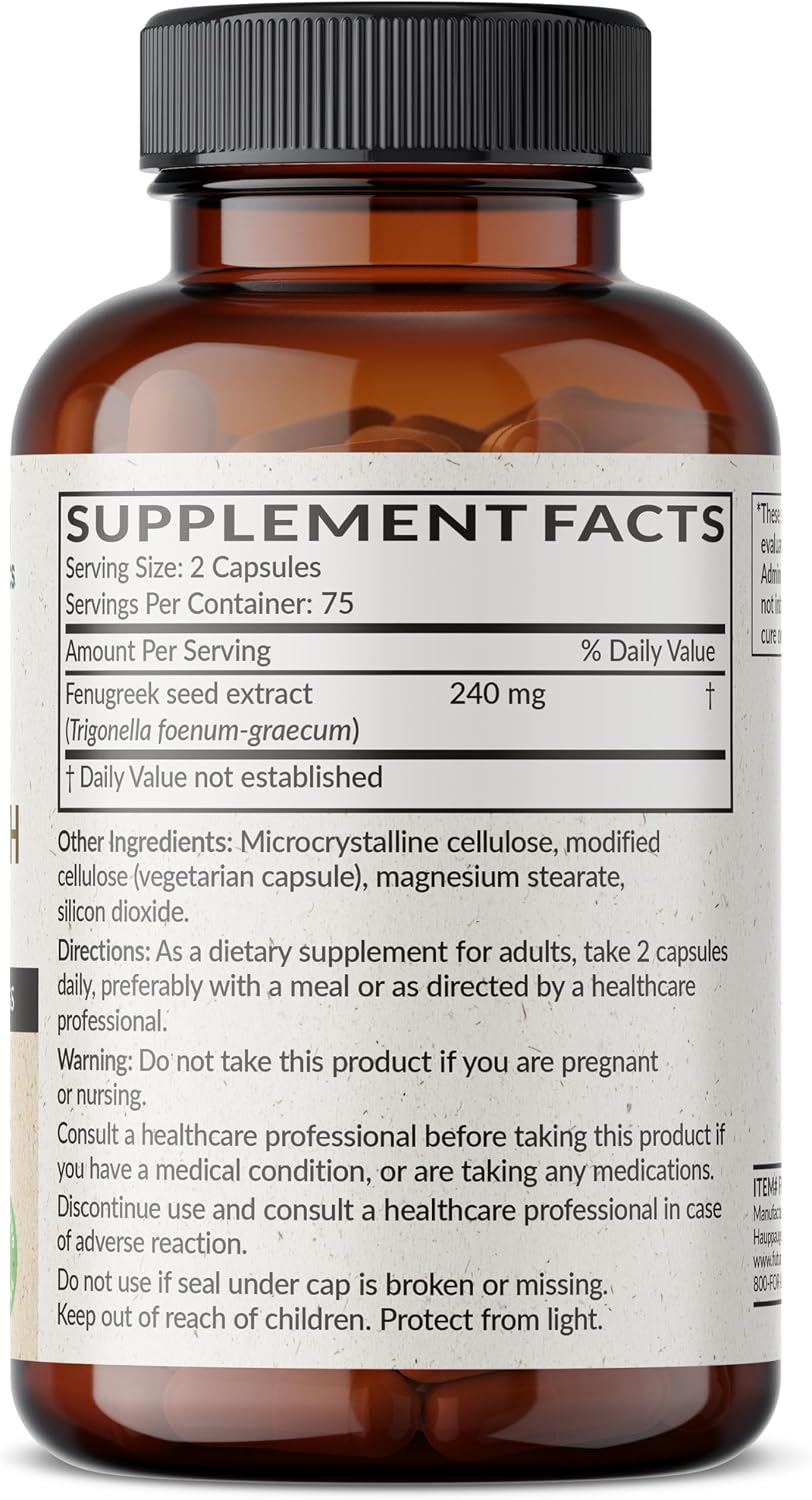 Futurebiotics Fenugreek Extra Strength - Supports General Health and Wellbeing - Non-GMO, 150 Vegetarian Capsules - görsel 2