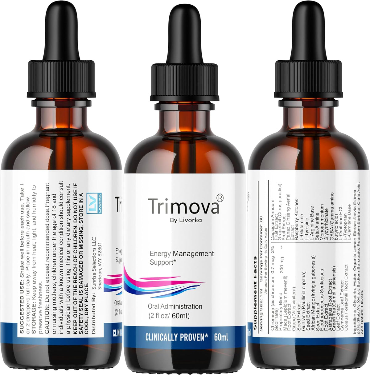 Trimova Metabolic Support Liquid Drops – Advanced Formula, 3 Bottles (90-Day Supply) - görsel 7