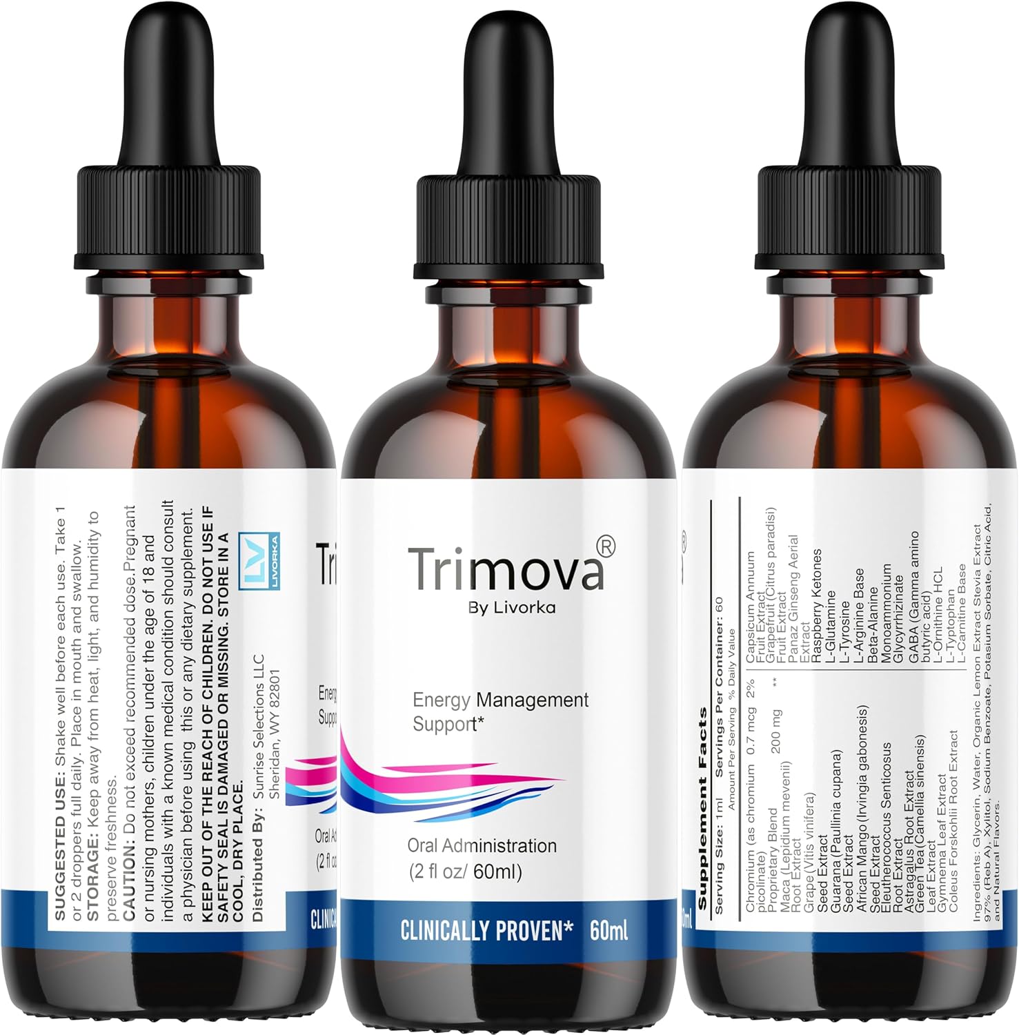 Trimova Metabolic Support Liquid Drops – Advanced Formula, 3 Bottles (90-Day Supply) - görsel 7