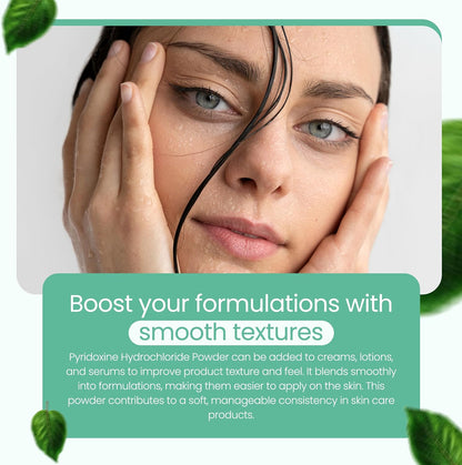 Vitamin B6 Powder (113g) Pyridoxine HCL Powder for Normal Energy Metabolism and Nervous System Function