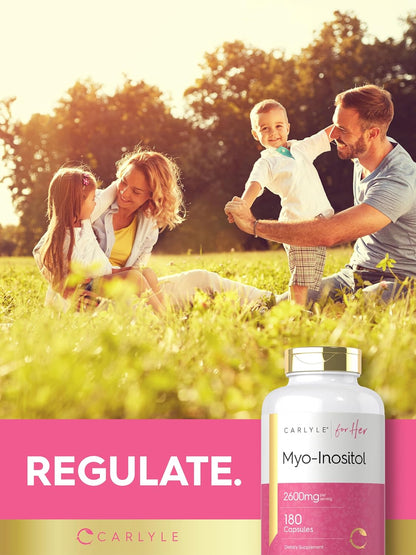 Carlyle Myo-Inositol Women's Supplement - 2600mg, 180 Capsules