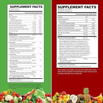 VITINITY Fruit and Veg Supplement Gummies – Real Greens & Fruits, Vegan, 60 Gummies