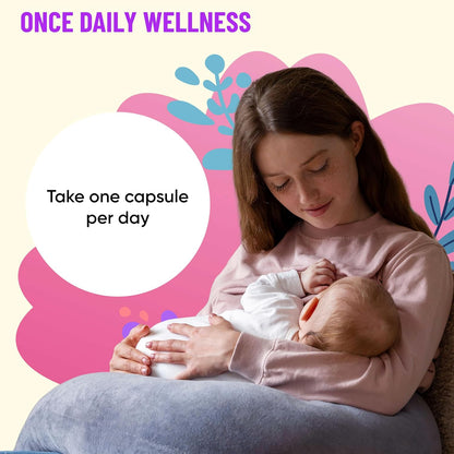 Mama's Select Postnatal Vitamins for Women – Postnatal Multivitamin for Recovery, Energy, Hair & Milk Supply – MTHFR-Friendly Methylated Folate, No Biotin, Vegan – 30 Capsules