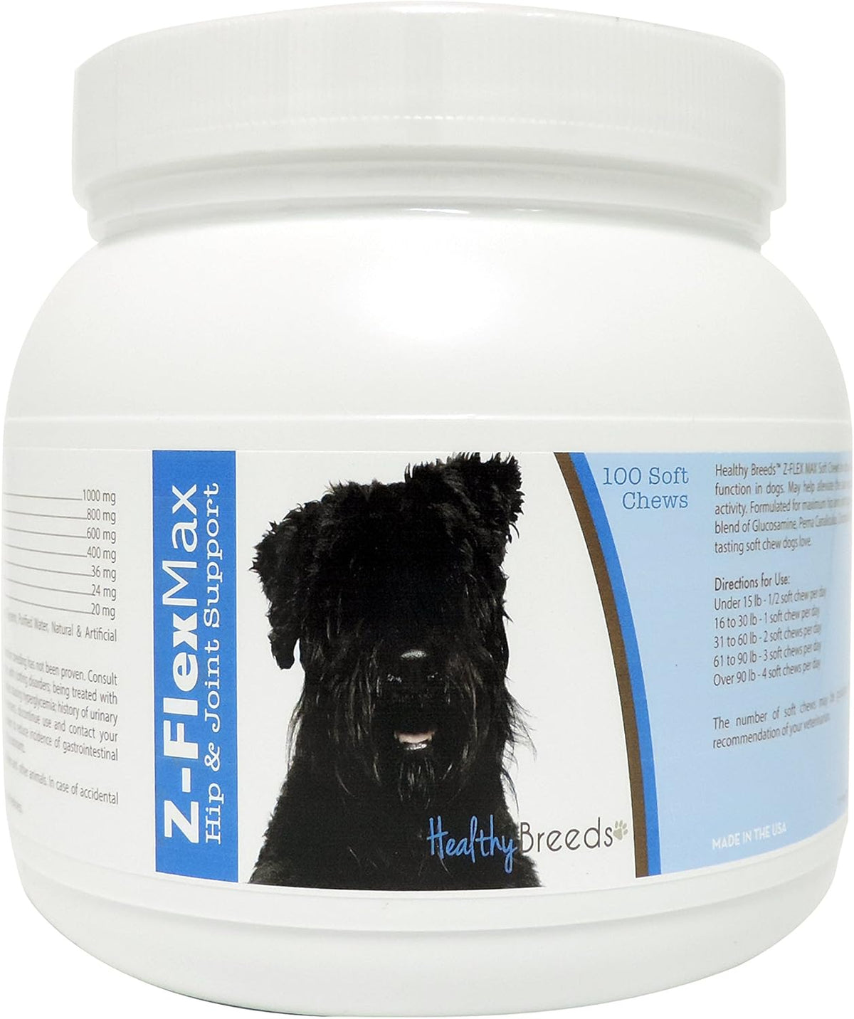 Healthy Breeds Basset Hound Z-Flex Max Hip & Joint Soft Chews (100 Chews) - görsel 2