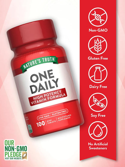 Nature's Truth One Daily Multivitamin - 100 Mini Tablets