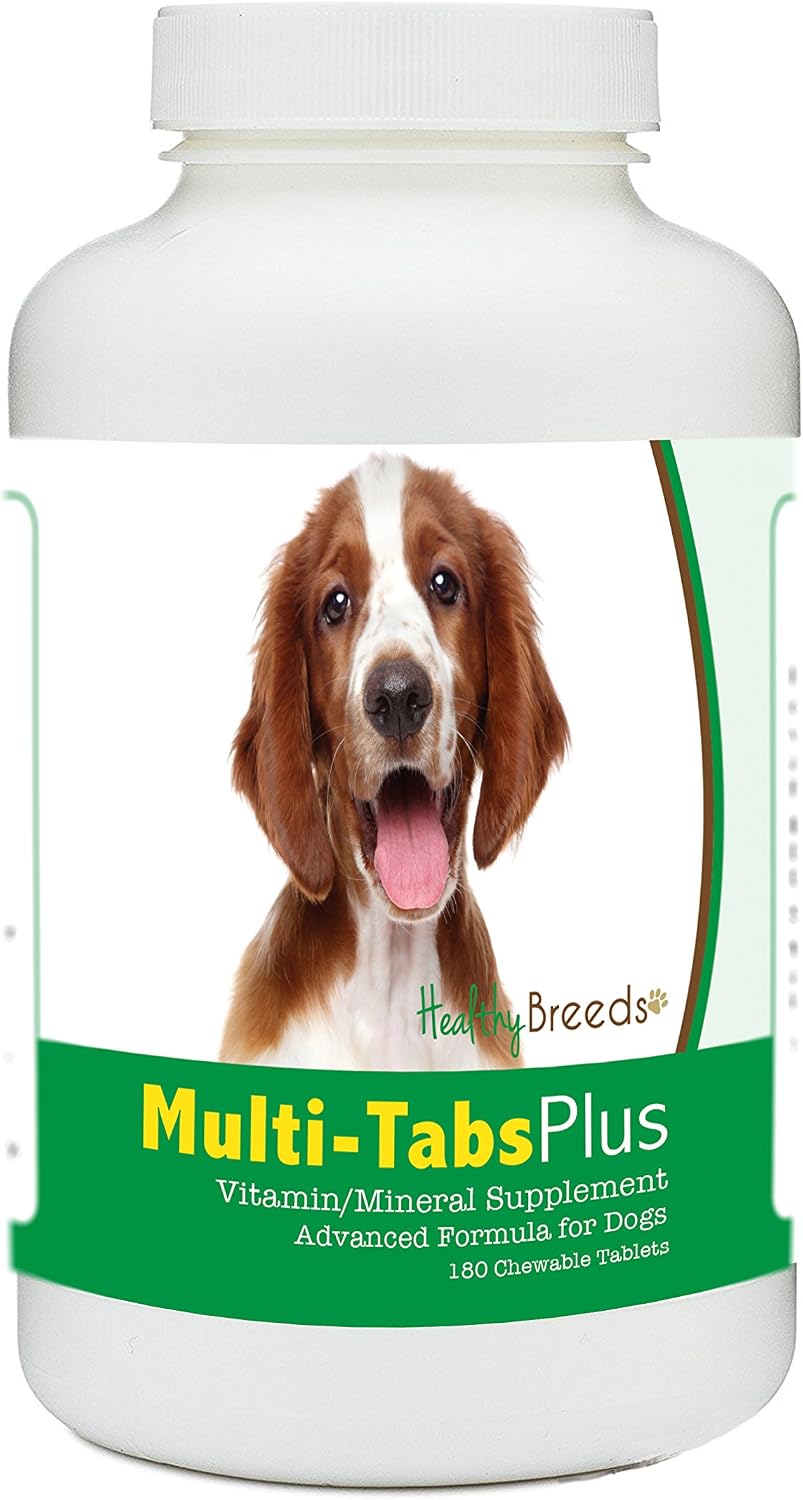Healthy Breeds Welsh Springer Spaniel Multi-Tabs Plus Chewable Tablets - 180 Count - görsel 1