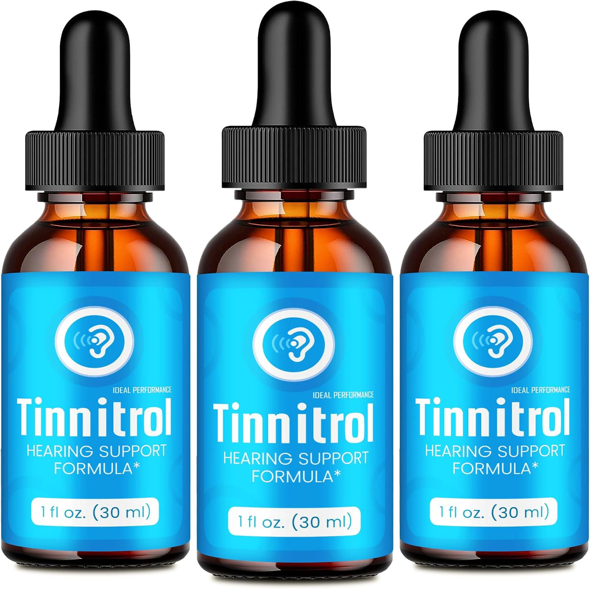 Tinnitrol Tinnitus Drops (3 Pack) – Advanced Ear Health Support Supplement - görsel 1