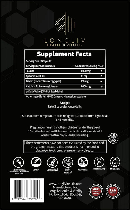 Longevity4Life - Ultimate Cellular Health Supplement