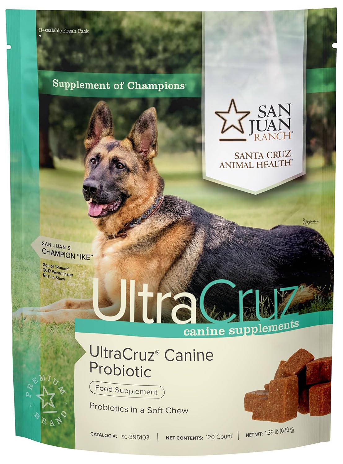 UltraCruz® Canine Probiotic, 120 Count - görsel 3