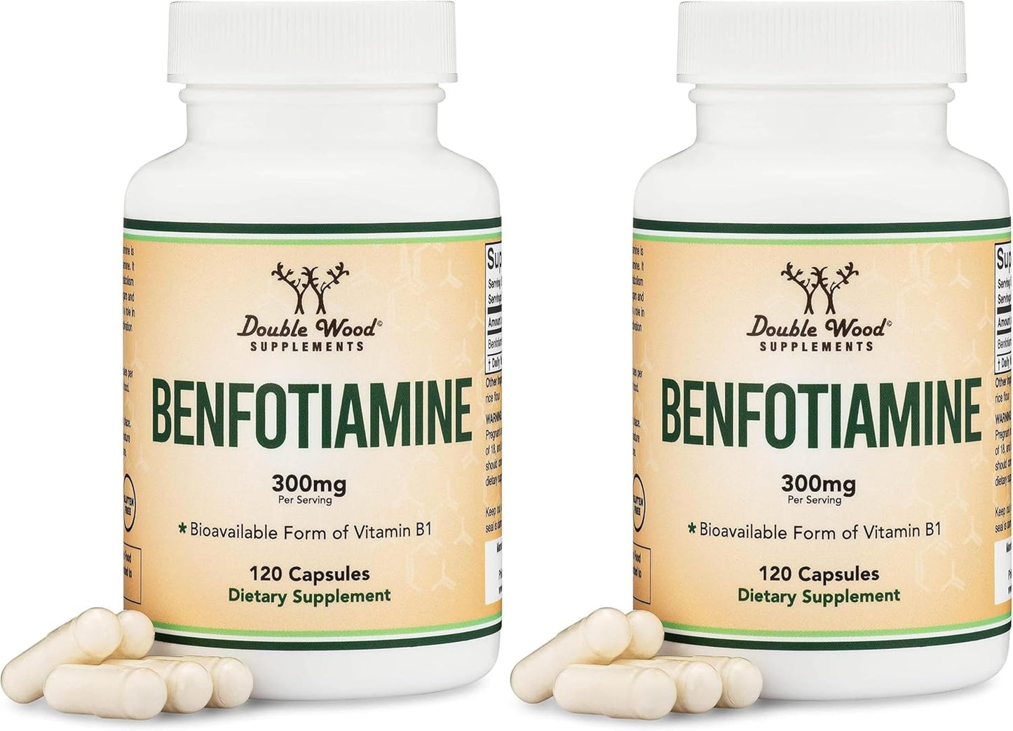 Benfotiamine 300mg Servings - 120 Capsules - Double Wood - görsel 8
