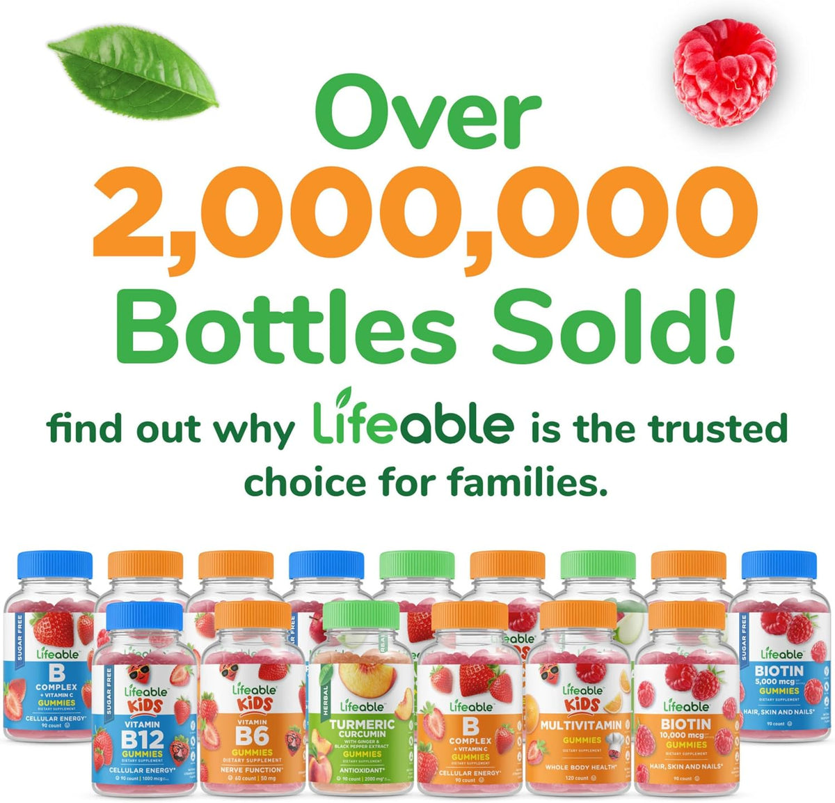 Lifeable Vitamin C Gummies – 750mg, Orange Flavour, Immune Support – 90 Gummies - görsel 5