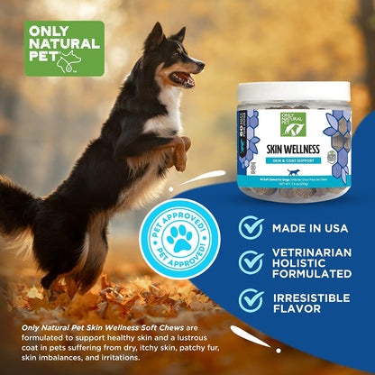 Only Natural Pet Skin Wellness Soft Chew 60 Chews
