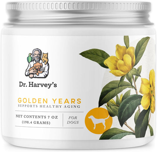 Dr. Harvey's Golden Years Geriatric Herbal Supplement for Senior Dogs, 198 g