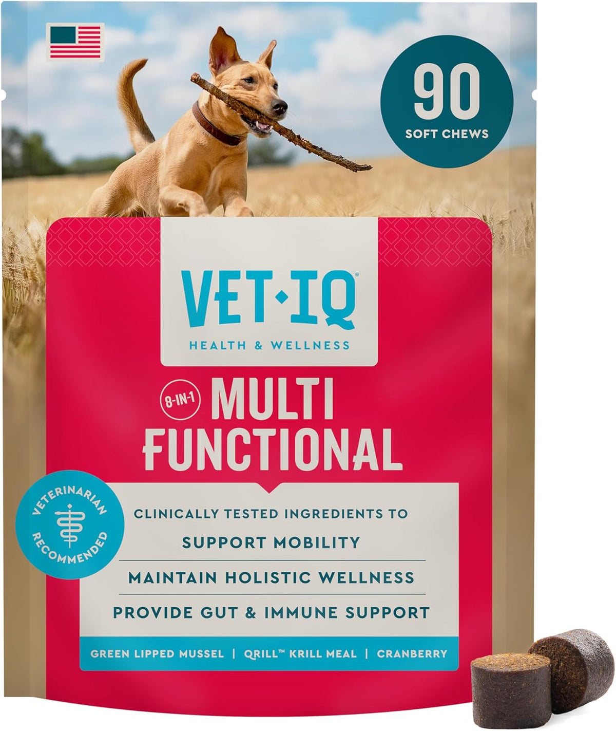 VetIQ 8-in-One Multifunctional Supplement for Dogs – 60 Soft Chews - görsel 9